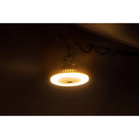 パール金属 CS LEDライトファン(カーキ) UK-4081 1個（直送品）