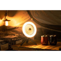 パール金属 CS LEDライトファン(オリーブ) UK-4080 1個（直送品）