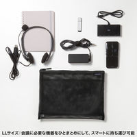 サンワサプライ マルチメッシュケース(ブラック) IN-MS4BK 1個