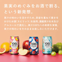 チューハイ 富永貿易 100％カジューハイ すっきりピーチ 缶 340ml 1ケース(24本)