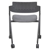 ICHIBA 折り畳み式ミーティングチェア グレー OFC-3842GY 1脚（直送品）