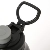 水筒 スポーツボトル 保冷・スポドリ対応 ハンドル付きダイレクトボトル1L グレー LAKOLE/ラコレ