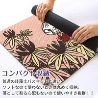ソフトバスマット 珪藻土入り 40×60cm ガーデニングリトルミイ 1個 ヨコズナクリエーション