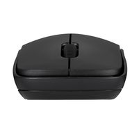 ナカバヤシ 無線静音 軽量50g 3ボタン BlueLEDマウス ブラック MUS-RKT186BK 1個