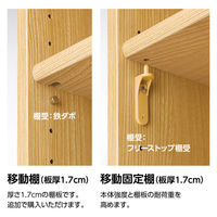 大洋 Shelfit エースラック 扉付き 左開き 幅400×奥行460×高さ881mm AR9040D(NA)＋NトビラL 1台（直送品）