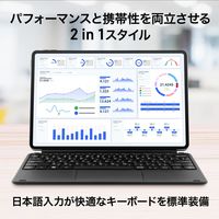 アイワマーケティングジャパン 12.6インチ ノートパソコン aiwa tab WS12P ブラック JA4-TBW1201-P 1台（直送品）