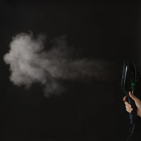 スマイル ハンディ スチームアイロン オートスチーム機能付 2種アタッチメント付属 LSI-01(BK) 1台