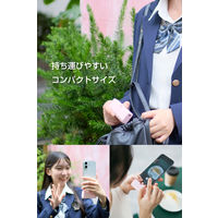 モバイルバッテリー 5000mAh 直挿し Lightning端子一体型 ピンク DE-C58L-5000PN エレコム 1個（直送品）