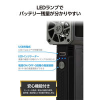 電動エアダスター ハイパワー 軽量 スタンダード 超コンパクトタイプ AD-ALB03BK エレコム 1個（直送品）