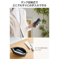 口腔洗浄器 デンタルウォッシャー コンパクト収納 スライド式タンク 190ml IPX7 黒 HC-JF04BK エレコム 1個（直送品）