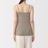 無印良品 レディース 婦人 なめらかブラキャミソール 婦人Ｓ モカブラウン 良品計画