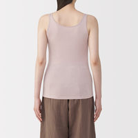 無印良品 レディース 婦人 シルクタンクトップ 婦人Ｍ スモーキーピンク 良品計画