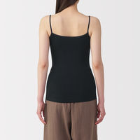 無印良品 レディース 婦人 ストレッチキャミソール 婦人Ｓ 黒 良品計画