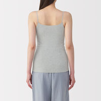 無印良品 レディース 婦人 ストレッチキャミソール 婦人Ｌ グレー 良品計画