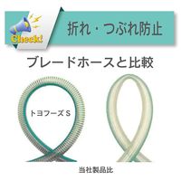 【カット品】食品・飲料水等の搬送・吸引用耐熱耐圧ホース トヨフーズSホース 内径63mm×外径80mm 長さ16m 2-3628-05-16（直送品）