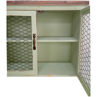 アビテ 壁掛け 棚 ラルモニ ウォールボックス 木製 グリーン 460117 1個（直送品）