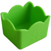 逸品社 おかずカップ バランさんのシリコーンカップ スクエア4P 479439 1個（直送品）