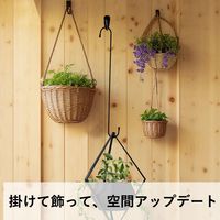 ユメミグサ S字フック　　φ5x500ｍｍ　ブラック　PE被膜鉄線 OSー26BK   1セット（1個×10）