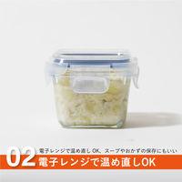 耐熱ガラス 3P 保存容器 スクエア 150ｍL 1個（3個セット） 電子レンジ・食洗器対応 シービージャパン