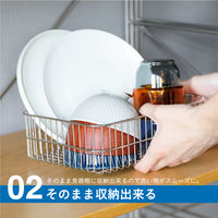 atomico そのまましまえる水切りバスケット S 1個 ステンレス製 脚付き シービージャパン