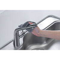 キッチンクロス 拭き上げ用 仕上げミトン 1セット（1パック（2枚入）×5）まめいた