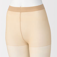 無印良品 レディース 婦人 サポートタイプ ２０デニール ストッキング（３足組） 婦人Ｌ クリアベージュ 良品計画