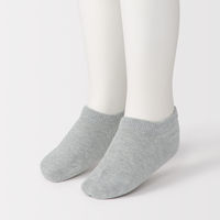 無印良品 キッズ 足なり直角 スニーカーイン（３足組） １５～１９ｃｍ ブルー・ネイビー・グレー 良品計画