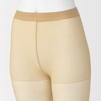 無印良品 レディース 婦人 サポートタイプ ２０デニール ストッキング（３足組） 婦人Ｌ ヌードベージュ 良品計画