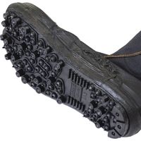 莊快堂 安全スパイクシューズ　山彦（やまびこ）　黒　25ｃｍ 1832532004 1足（直送品）