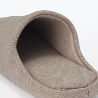 無印良品 洗えるクッションスリッパ Ｍ ２３．５～２５ｃｍ用 ライトブラウン 良品計画
