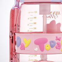 スケーター PSHP12 ストローホッパーボトル 1.2L 【ミニーマウス】 673535-PSHP12 1個（直送品）