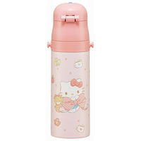 スケーター SDC4 超軽量ロック付ワンプッシュダイレクトステンレスボトル 【ハローキティ ビッグリボン】 686412-SDC4 1個（直送品）