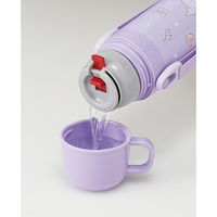 スケーター SKDC4 超軽量コンパクト2WAYステンレスボトル 【クロミ ビッグリボン】 686696-SKDC4 1個（直送品）