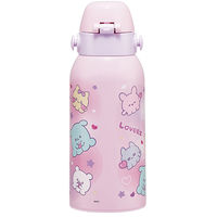 スケーター STCH6 ショルダーベルト付ダイレクトステンレスボトル 600ml 【らぶいーず】 707162-STCH6 1個（直送品）