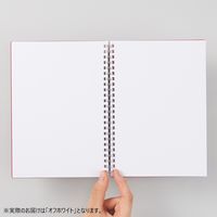 リヒトラブ カスタマイズ オープンリングノート とじ具 A5 オフホワイト N2902-1 1組