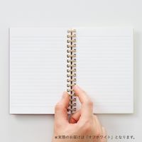リヒトラブ カスタマイズ オープンリングノート とじ具 A6 オフホワイト N2922-1 1組