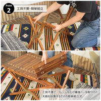 東谷 ロールトップテーブル フォールディングテーブルS TTFー927 212476 1台（直送品）