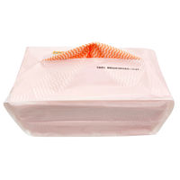 抗菌 カウンタークロス レギュラー オレンジ ふきん レーヨン100% 約30×60cm（1パック（100枚入）×5）シンメイ