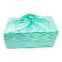 抗菌カウンタークロス 厚手 レギュラー グリーン 約35×60cm（1パック（60枚入）×5）シンメイ