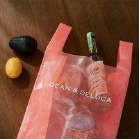 DEAN & DELUCA（ディーンアンドデルーカ） ショッピングバッグEVA コーラルオレンジ＜数量限定＞ 1個