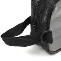 CLEARMESHハンドルポーチ ブラック LAKOLE/ラコレ