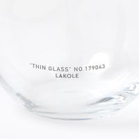 ウスカルコシマルグラス クリア LAKOLE/ラコレ