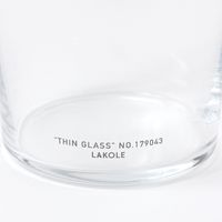 ウスカルロックグラス クリア LAKOLE/ラコレ