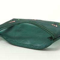 FLOWERメッシュポーチ グリーン LAKOLE/ラコレ