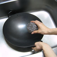 ステンレスたわし 金属タワシ 30g ガンコな汚れ落としに 1セット（1個×5）ワイズ