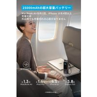 Anker Power Bank(25000mAh BuiltーIn&巻取り式USBーC) A1695N11 1本