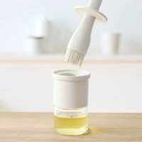 油引き オイルブラシポット シリコンブラシ付 油しき オイルボトル 1セット（1個×3） コジット