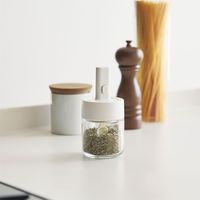 調味料入れ 伸縮スプーン付き 調味料ポット 調味料ケース 1セット（1個×3） コジット