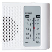 内海産業 【防災】ラジオ 備えて安心!スピーカー付きワイドFM&AMラジオ 2708301 1ケース(60個(1個×60))（直送品）