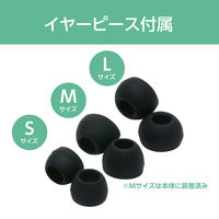 ナカバヤシ USBイヤホンマイク 軽量タイプ ブラック UHP-08BK 1個